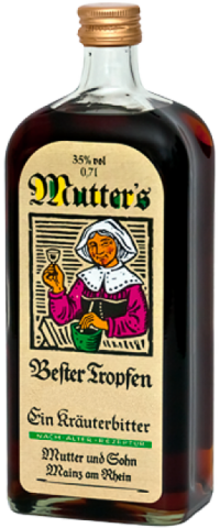 Großflasche 0,7 Liter / "Mutters Bester Tropfen" Kräuterlikör, Kräuterbitter